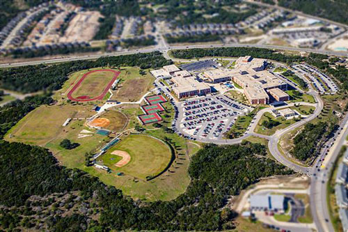NEISD School grounds from above
